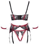 ORION Shelf Bra Set black/red M