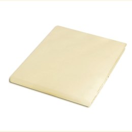 Prześcieradło satyna bawełniana krem 155/200x220