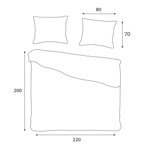 Pościel satyna bawełniana CHABER 011/220x200