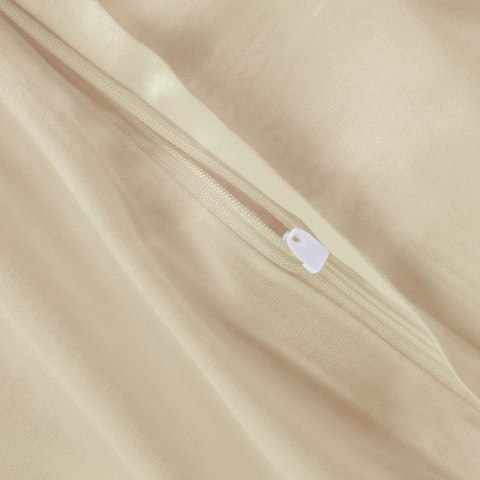 Pościel satyna bawełniana KREM 155/140x200+1posz.70x80