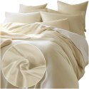Pościel satyna bawełniana KREM 155/160x200