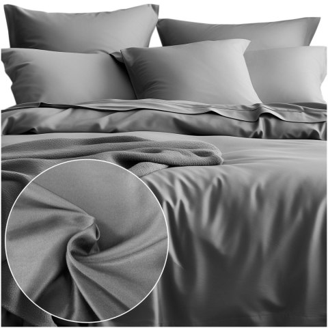 Pościel satyna bawełniana POPIEL 024/220x200