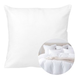 Poszewka satyna bawełna biały 603/40x40.
