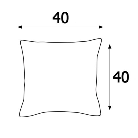 Poszewka satyna bawełna biały 603/40x40.