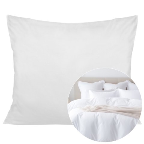 Poszewka satyna bawełna biały 603/50x60.