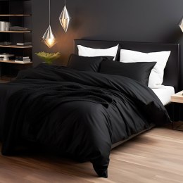 Poszewka satyna bawełna czarny 04000966/70x80.