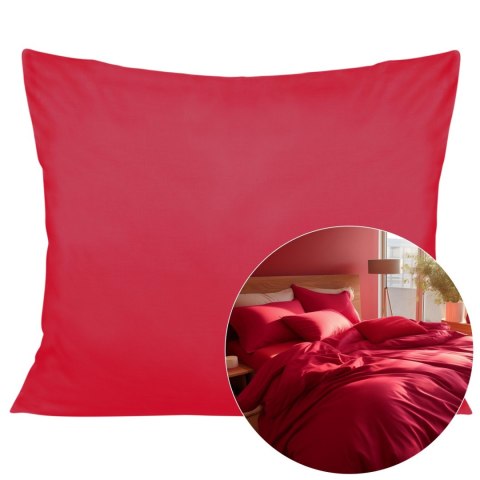 Poszewka satyna bawełna koral 039/50x60.