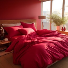 Poszewka satyna bawełna koral 039/70x80.