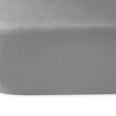 Prześcieradło satyna bawełniana popiel 024/200x220
