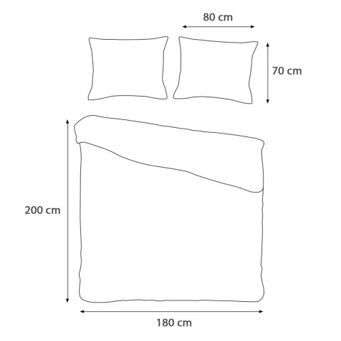 Pościel satyna bawełniana CIEMNY BEŻ 041/180x200