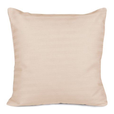 Poszewka satyna bawełna CIZGILI CAPUCCINO/40x40.