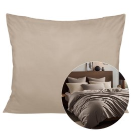 Poszewka satyna bawełna ciemny beż 041/70x80.