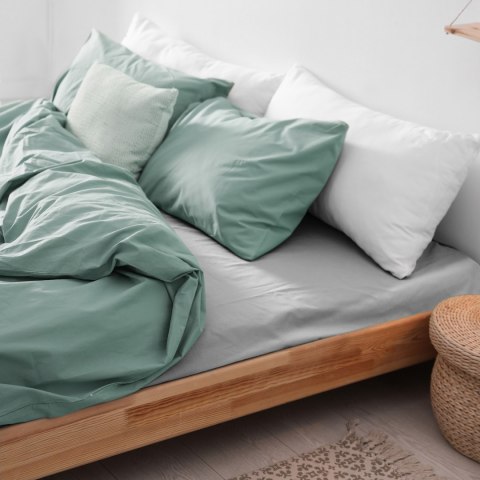 Prześcieradło flanela POPIEL/220x210