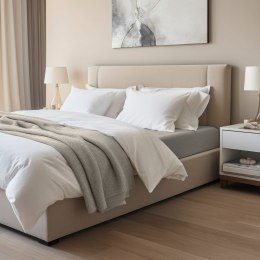 Prześcieradło jersey elastan z gumką 59 BLEI/POPIEL/160x200x30