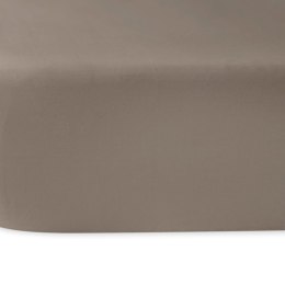 Prześcieradło satyna bawełniana ciemny beż 041/160x220