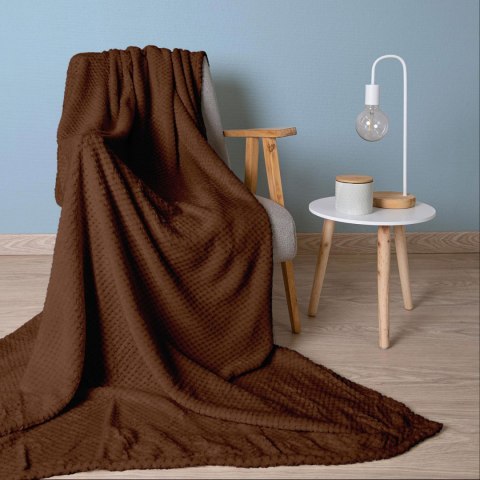 Koc żakardowy AMORRO/MLECZNA CZEKOLADA/150x200 (promocja)