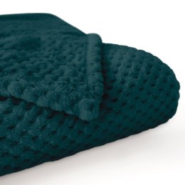 Koc żakardowy AMORRO/PETROL/150x200 (promocja)