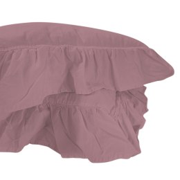 Poszewka bawełniana komplet PALE MAUVE/2x40x40 STONEWASHED