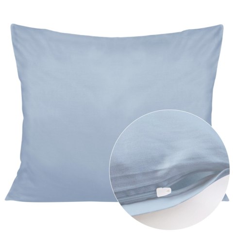 Poszewka satyna bawełna niebieski 009/50x70