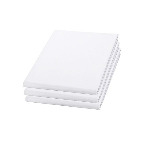 Prześcieradło hotelowe białe GŁADKIE/200x220