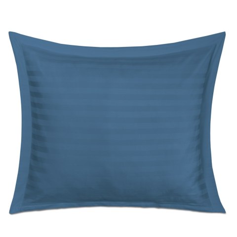 Pościel satyna bambusowo-bawełniana (P) STRIPE CORNFLOWER/140x200 +1x70x80 z listwą +2x40x40 BAMBOO