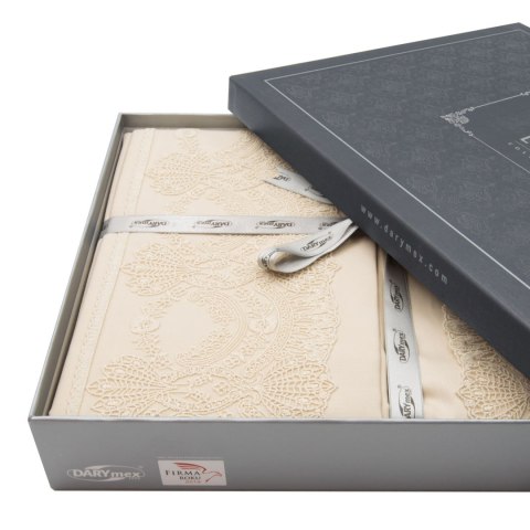 Pościel satyna bawełniana z gipiurą(P) VALINOR 3/160x200 GUIPURE