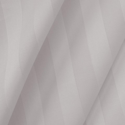 Poszewka satyna bambusowo-bawełniana STRIPE GREY/50x60