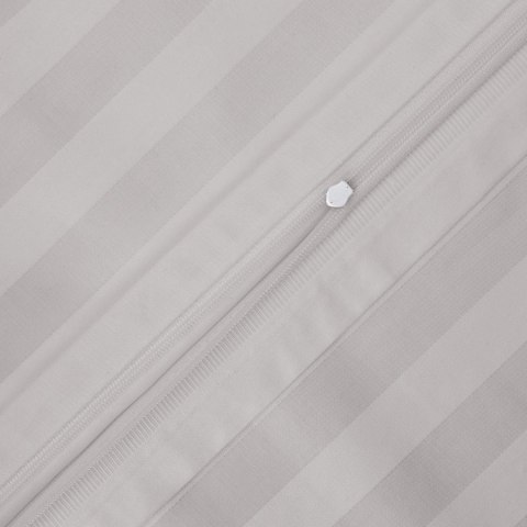 Poszewka satyna bambusowo-bawełniana STRIPE GREY/50x60