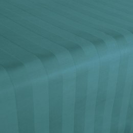 Prześcieradło satyna bambusowo-bawełniana STRIPE SEA TURQUOISE/220x260