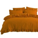 Pościel bawełniana SUDAN BROWN/160x200(P) STONEWASHED