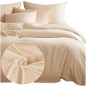 Pościel satyna bawełniana JASNY BEŻ 044/180x200