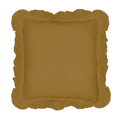 Poszewka bawełniana komplet ECRU OLIVE/2x40x40 STONEWASHED