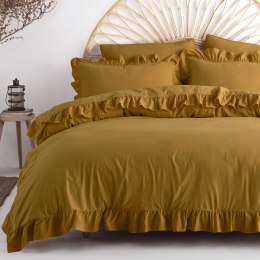 Poszewka bawełniana komplet ECRU OLIVE/2x40x40 STONEWASHED