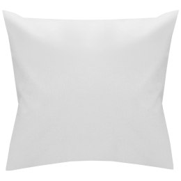 Poszewka hotelowa na zakładkę GŁADKA biała/40x40