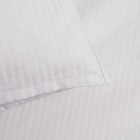 Poszewka hotelowa na zakładkę PASY 4mm biała/50x70