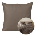 Poszewka satyna bawełna sepia 043/40x40.