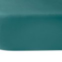 Prześcieradło satyna bawełniana ciemny turkus 042/160x220