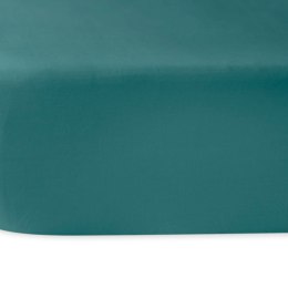 Prześcieradło satyna bawełniana ciemny turkus 042/200x220