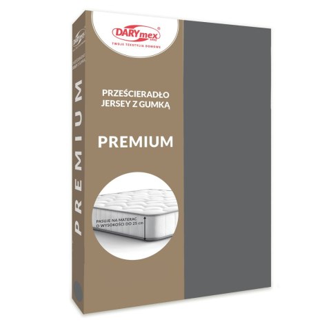 Prześcieradło jersey z gumką 037/210/220x200 PREMIUM