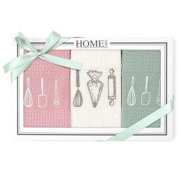 Komplet ręczników kuchennych bawełnianych HOME 1961/3x50x70/SET1