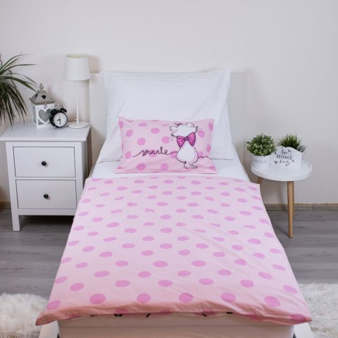 Pościel bawełna 100x135 + 40x60 Kotek Marie "merci"