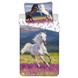 Pościel bawełna 140x200+1p70x90 Koniki