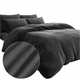 Pościel frotte antracyt 40/200x220
