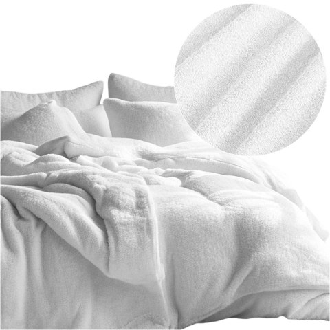Pościel frotte biały 14/160x200