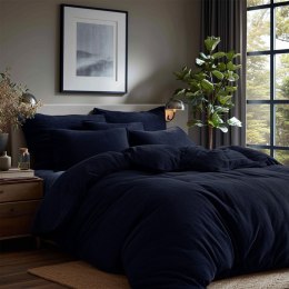 Pościel frotte ciemny granat 9/160x200