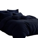 Pościel frotte ciemny granat 9/160x200