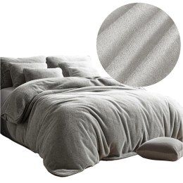 Pościel frotte popiel 34/160x200