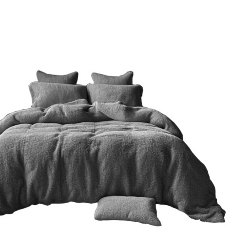 Pościel frotte szary 34/200x220