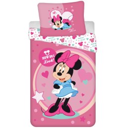 Pościel mikrofibra 140x200+1p70x90 Myszka Minnie