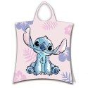 Ręcznik bawełniany ponczo z kapturem 50x115 Lilo i Stitch